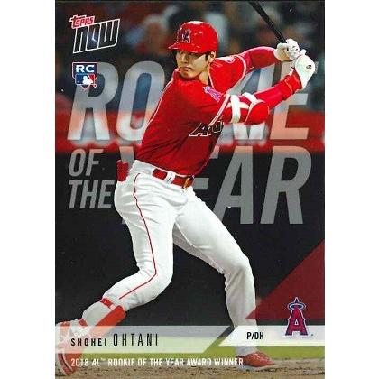 2018 TOPPS NOW #AW-1 大谷翔平 AL ROOKIE OF THE YEAR AWARD WINNER