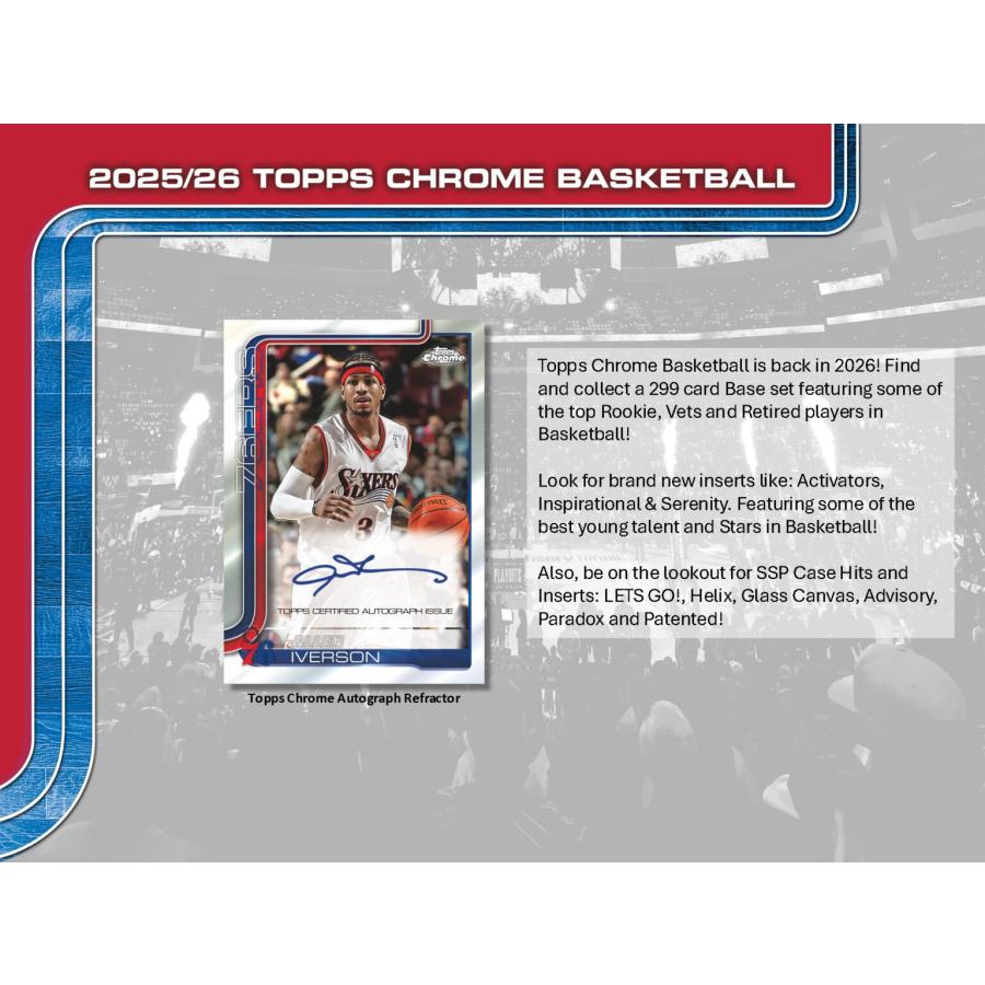 NBA 2025-26 TOPPS CHROME VALUE BOX（送料無料） : トレカショップ二