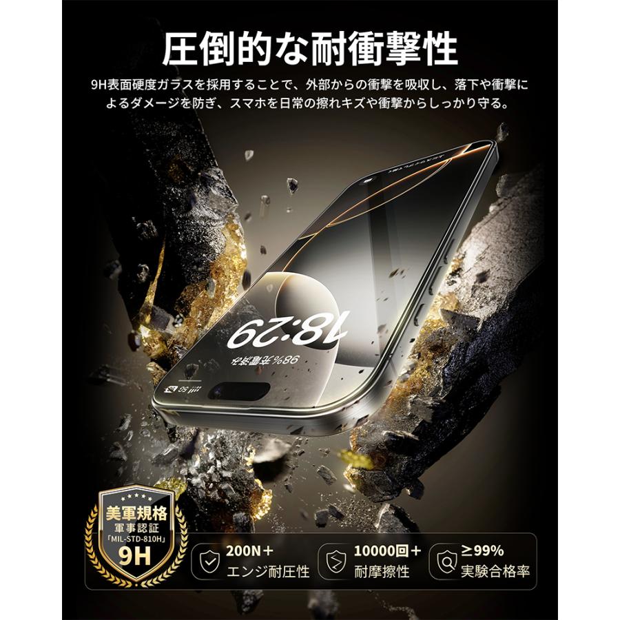 NIMASO（ニマソ） NIMASO iPhone16 保護フィルム ガラスフィルム