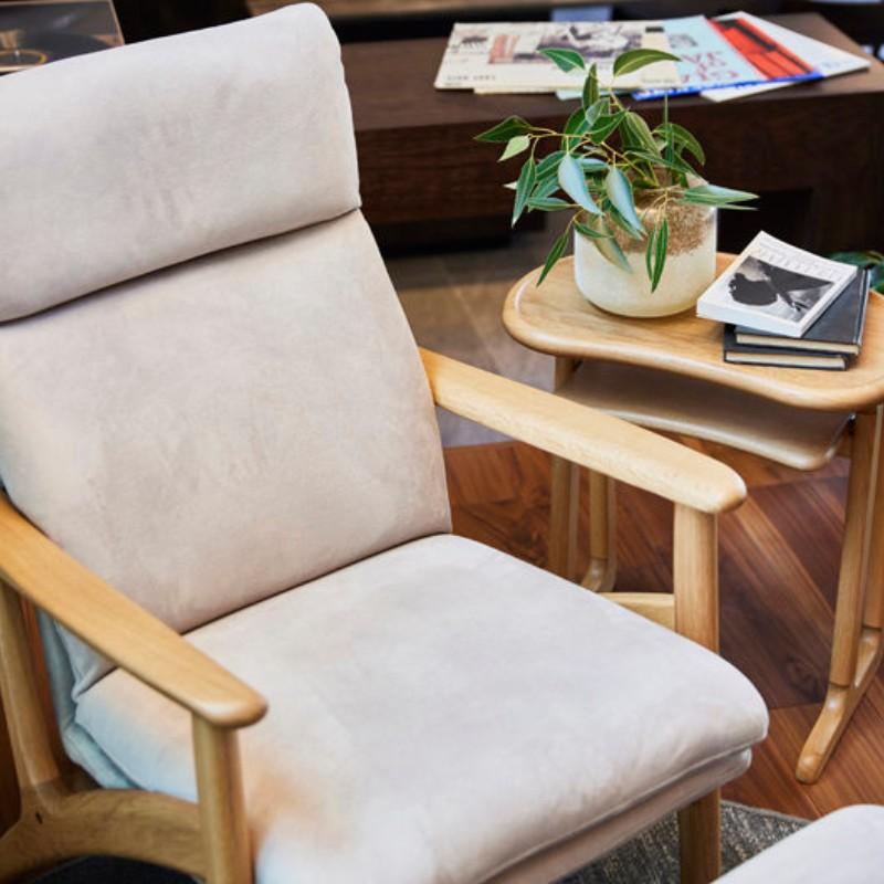 浜本工芸 リクライニングチェア No.8000 一人掛け 1P ソファ