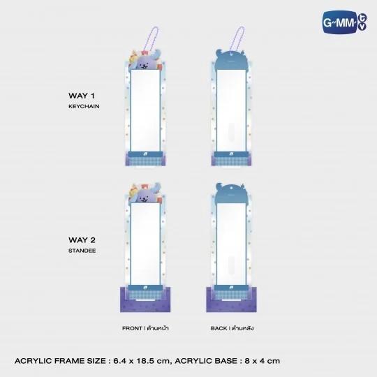 AVOCEAN PHOTO STRIP FRAME ACRYLIC STAND AND KEYCHAIN WITH JIMMYSEA