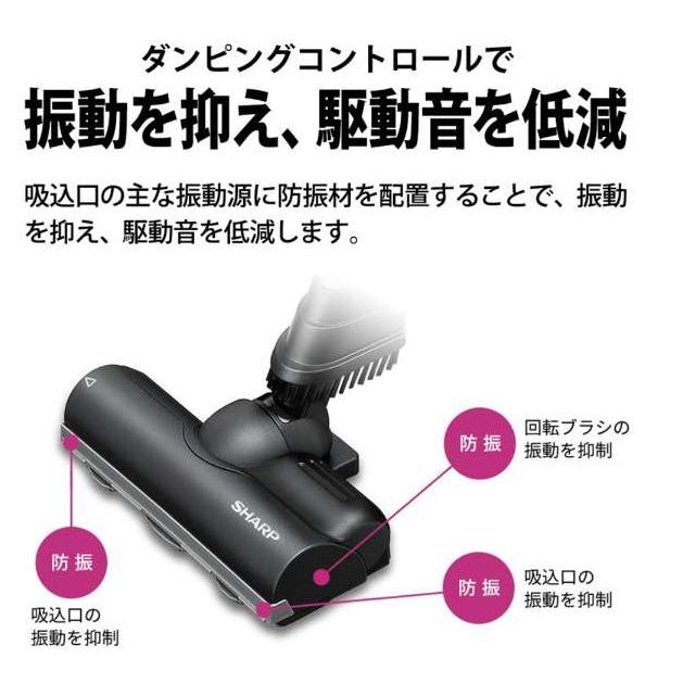 EC-KR2-B SHARP コードレススティック 紙パック式掃除機 : ニチヨウ