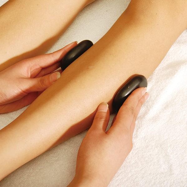 ホットストーン 玄武岩 ラージ 6個セット 長さ7.7×幅5.7×厚み2.7cm