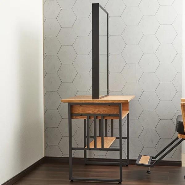 セット面 ドレッサー 両面 幅80×奥行60×高さ161cm 美容室 美容院