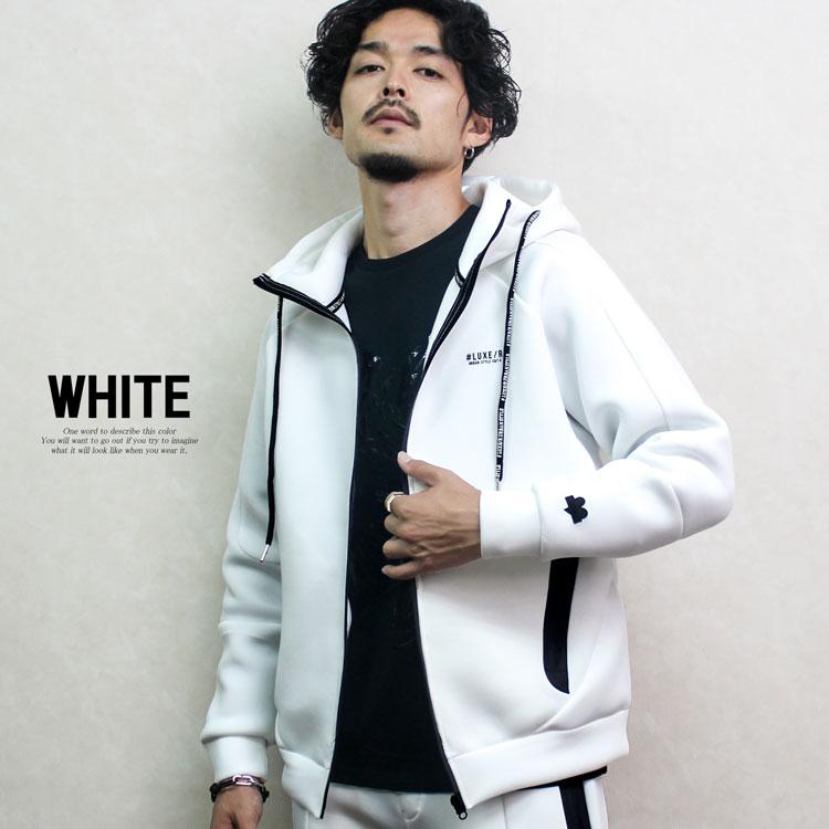 LUXE/R（ラグジュ） メンズ スウェット ZIPパーカー シンプル