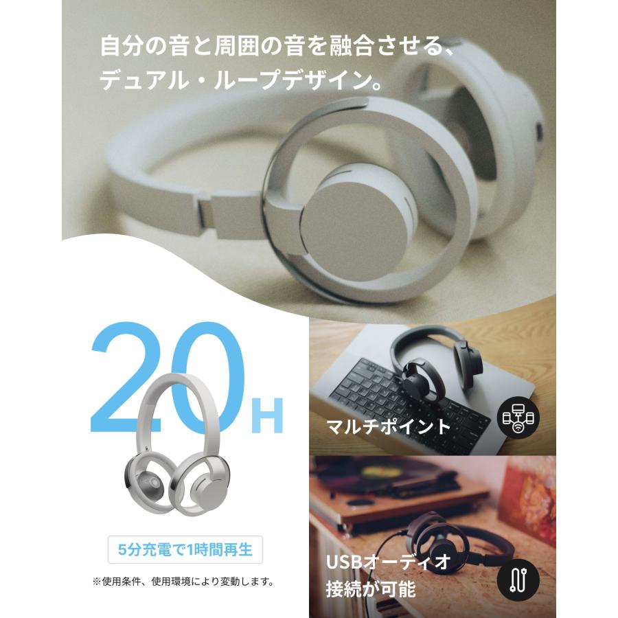 nwm オープンイヤー オーバーヘッド 耳スピ ONE | 耳をふさがない