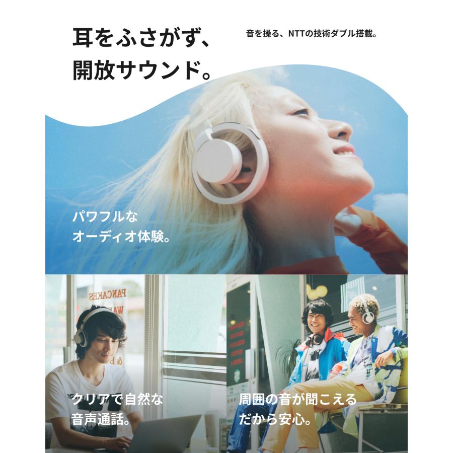 nwm オープンイヤー オーバーヘッド 耳スピ ONE | 耳をふさがない