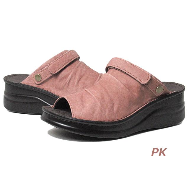 インコルジェ INCHOLJE 4039 オープントゥくしゅくしゅ2WAYサボ風