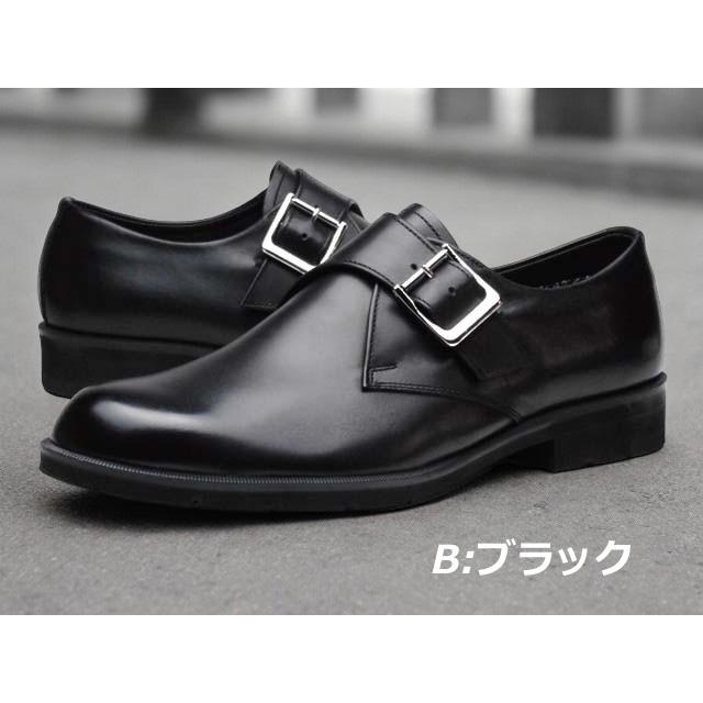 REGAL（リーガル） メンズビジネス モンクストラップ 37CL BD 幅広3E