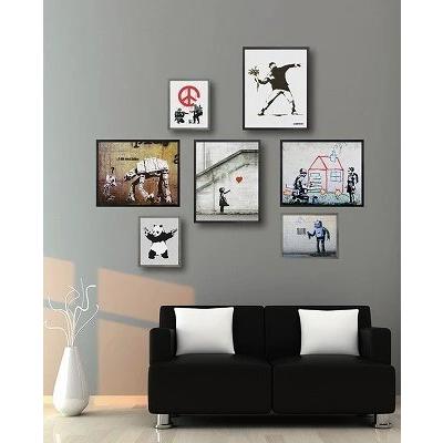 バンクシー モロトフ アートフレーム Banksy Molotov モロトフ