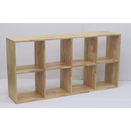 オープンシェルフ 2×4 本棚 天然木 木製 無垢材 シンプル 棚 巾734×高