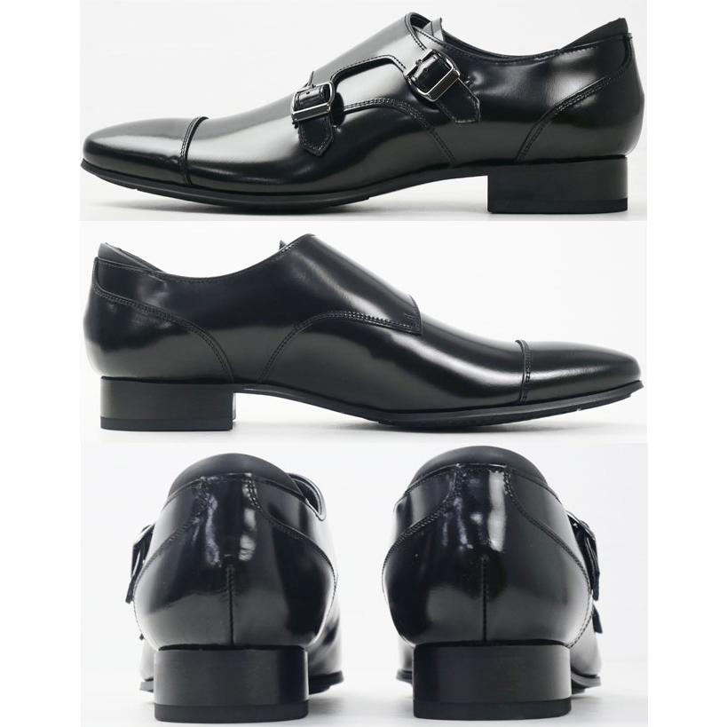 REGAL（リーガル） メンズ 革靴 ビジネスシューズ ダブルモンク