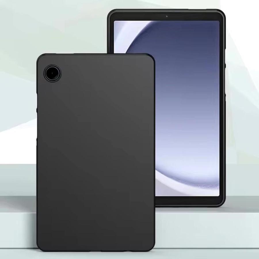 Galaxy ギャラクシー Tab シリコン TPU ブラック 背面カバー 耐衝撃