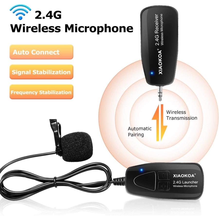 即納 ワイヤレスマイク ヘッドセット ピンマイク ワイヤレス クリップ