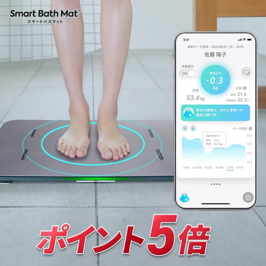 5%OFFクーポン 2/27 00:00-3/1 23:59】 スマートバスマット Smart Bath
