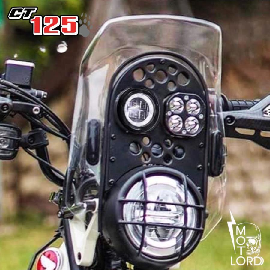 MotolordD ホンダ ハンターカブ CT125用V2カスタムヘッドライト/KUSTOM