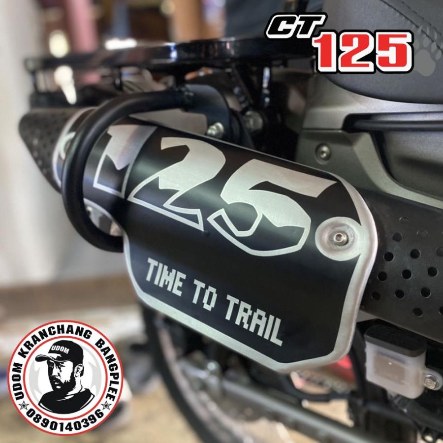 ホンダ（HONDA） ハンターカブCT125用純正マフラー用ヒートガード/UDOM