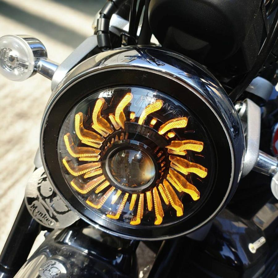 HONDA Monkey モンキー125専用 トルネードLEDヘッドライト サンフレア