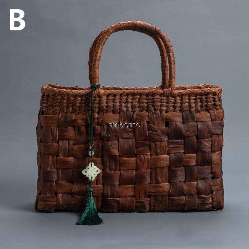 みだれ編み 山葡萄 かごバッグ 内布付き 網代編み 山ぶどう 職人手作り