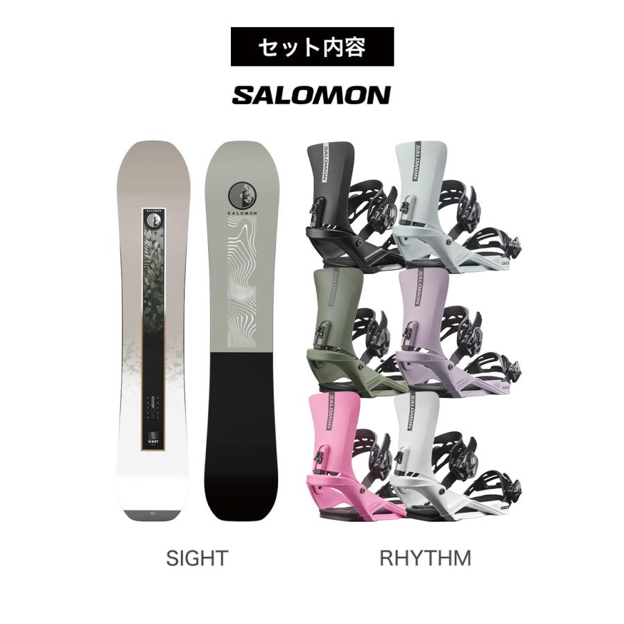 SALOMON（サロモン） 取付無料 SIGHT サイト スノーボード ＆ RHYTHM