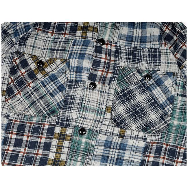 DENIM DUNGAREE（デニムアンドダンガリー） プリントチェックシャツ