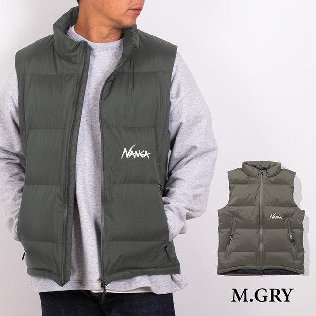 NANGA（ナンガ） 別注 AURORATEX EMBROIDERY DOWN VEST オーロラ