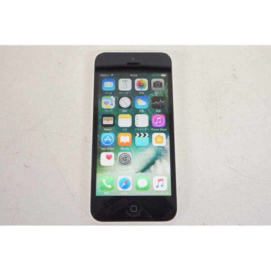 中古 Apple iPhone 5c 32GB MF149J/A ホワイト ドコモ ソフトバンク