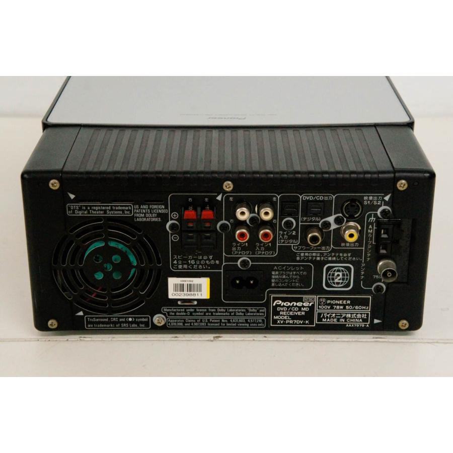 中古 パイオニアPioneer DVD/MDミニコンポーネントシステム DVD／CD