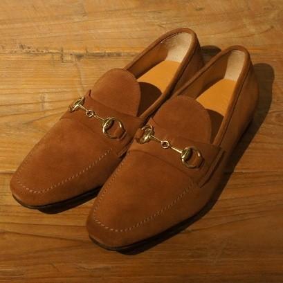 POLPETTA（ポルペッタ） ビットローファー（ブラウンスエード） : SO