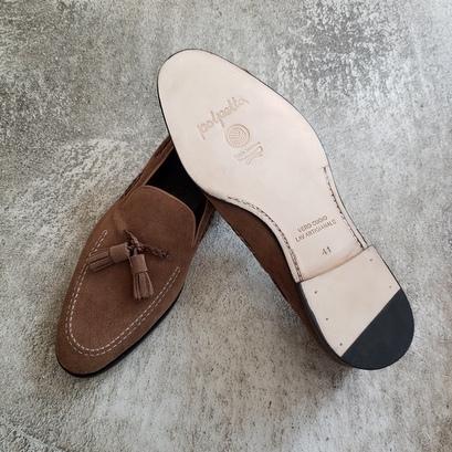 POLPETTA（ポルペッタ） タッセルローファー（ブラウンスエード） : SO