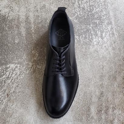 WH ダブルエイチ プレーントゥ WHU-0001（ブラック） : SO-KUTSU