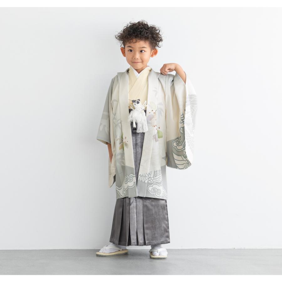 SOUBIEN（創美苑） レンタル 七五三 着物 男の子 5歳 袴セット フル