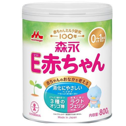 森永 E赤ちゃん 大缶 ( 800g )/ 粉ミルク 新生児 スプーン付 ) : 爽快