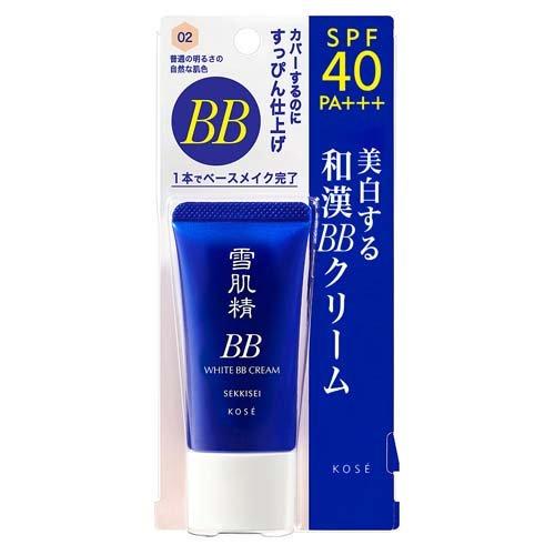 雪肌精 ホワイト BBクリーム 02 普通の明るさの自然な肌色 ( 30g