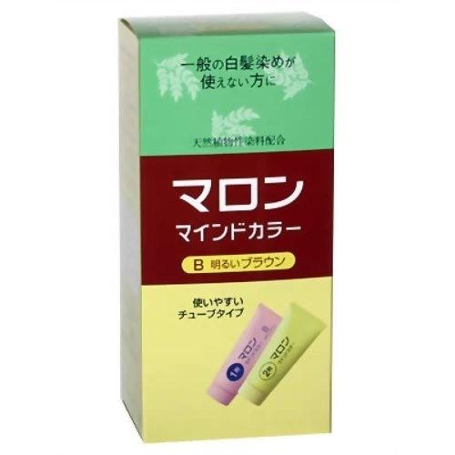 マロン マインドカラーB 明るいブラウン ( 70g+70g )/ 白髪染め