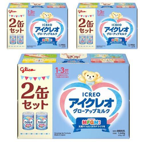 アイクレオ グローアップミルク 缶 ケース ( 2缶×3セット(1缶820g