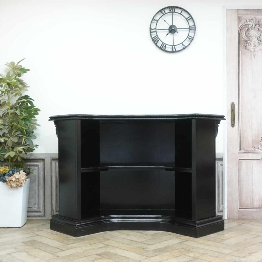 アンティーク カウンターテーブル コーナーカウンター レジ台