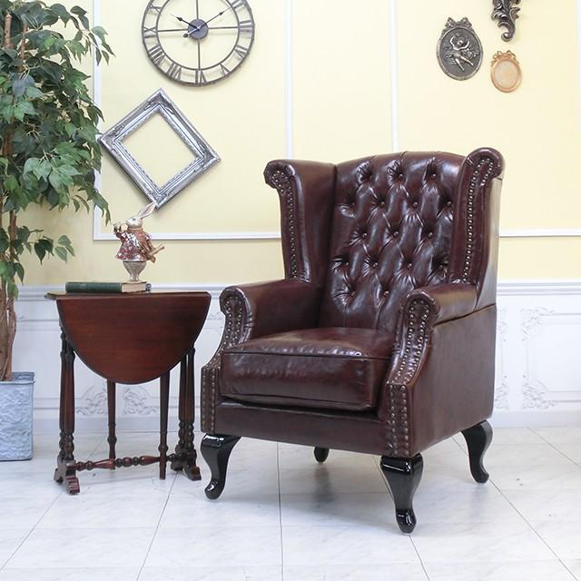 シングルソファ チェスターフィールド 1P 1シーター 一人掛け