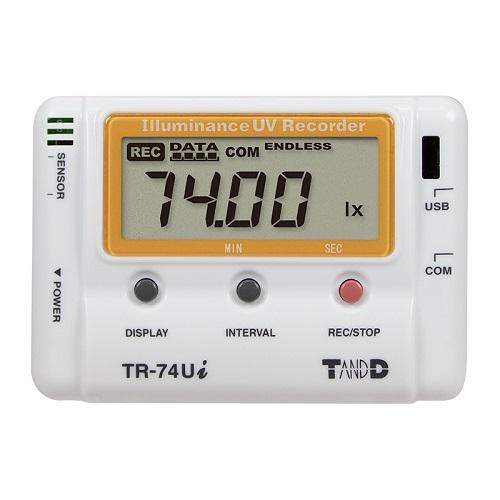 ティアンドデイ TR-74Ui-S 照度・紫外線・温湿度データーロガー