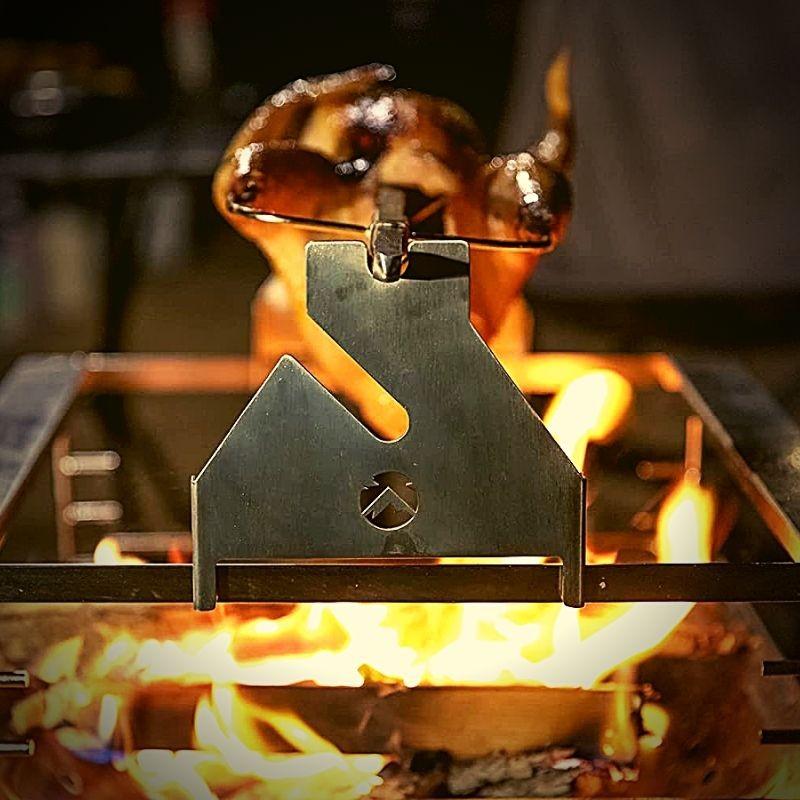 CAMPINGMOON ロティサリーキット チキン 回転型 丸焼き ロティサリー