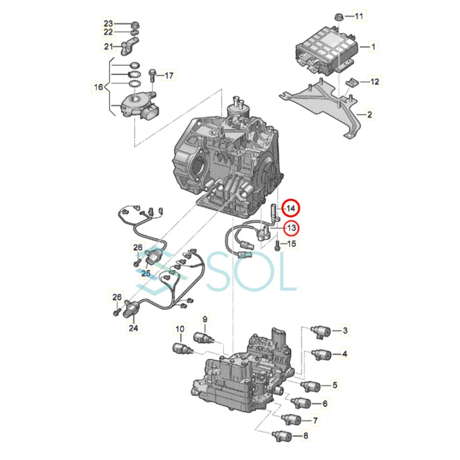 フォルクスワーゲン（Volkswagen） オートマスピードセンサー ギア