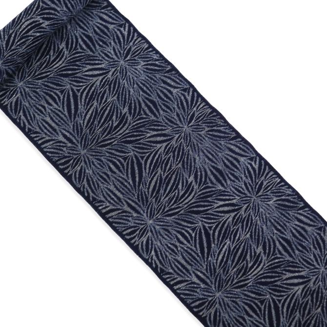 本場久留米絣 木綿反物 池田絣工房 藍染 むじな菊 池田光政 手織