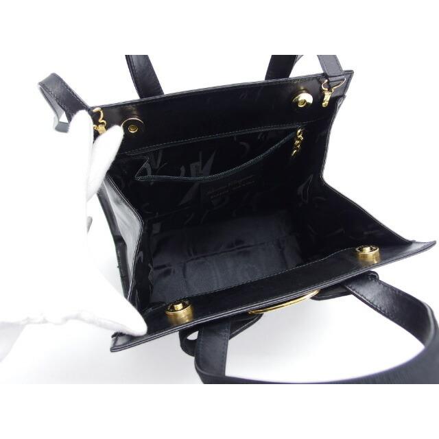 サルヴァトーレ・フェラガモ ヴァラ 2WAY ショルダーバッグ リボン 黒