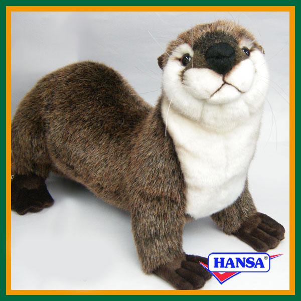 HANSA ハンサ ぬいぐるみ 3319 カワウソ かわうそ リアル 動物