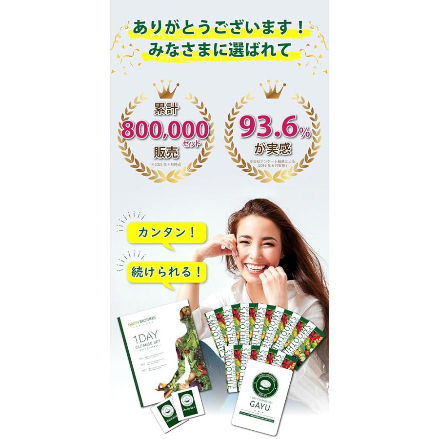 ワンデイクレンズ セット GREEN BROTHERS GB 1DAY CLEANSE SET 1週間分