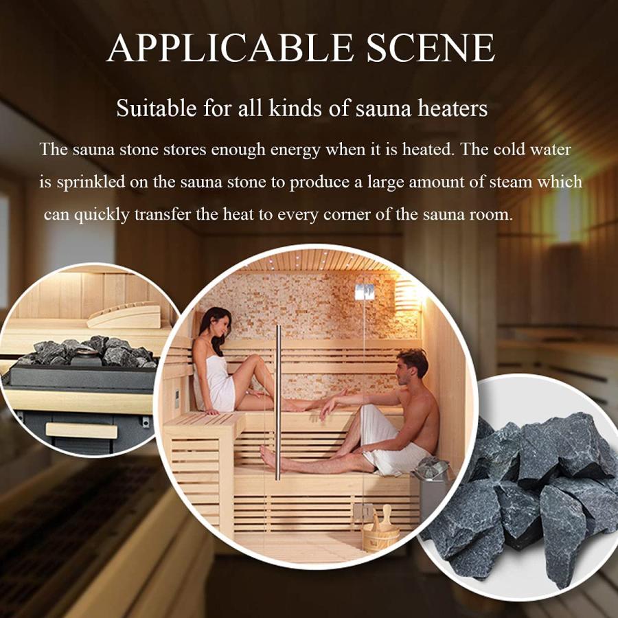 送料無料】 (6キロ）火成岩 火山岩 サウナストーン テントサウナ 割り