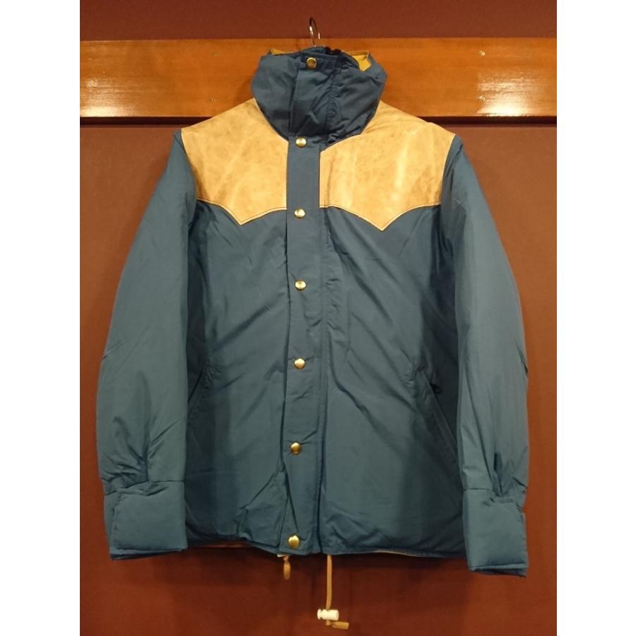 WAREHOUSE（ウエアハウス） レザーヨーク ダウンジャケット 