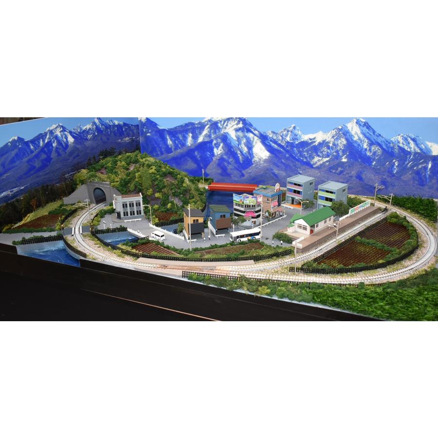 トミックス 鉄道模型 ジオラマレイアウト Nゲージ用 単線90×60cm 川と
