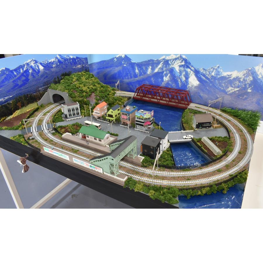 トミックス 鉄道模型 ジオラマレイアウト Nゲージ用 複線90x60cm 赤い