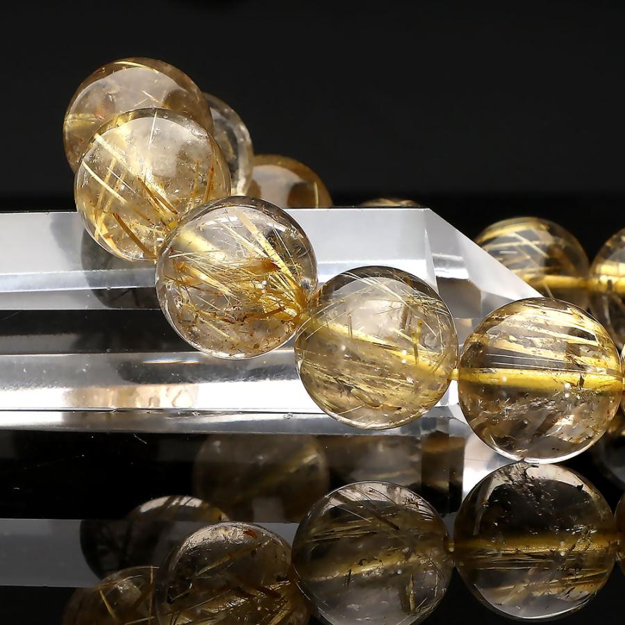 ゴールドルチルクォーツ ルチルクォーツ ブレスレット 13mm